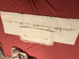 Lenzuoline x carrozzina o next ricamato a mano