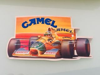 PEGATINA CAMEL FÓRMULA 1 F1 coleccion album poster