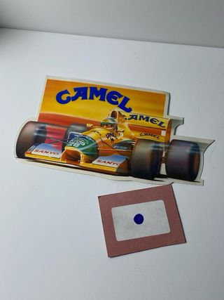 PEGATINA CAMEL FÓRMULA 1 F1 coleccion album poster
