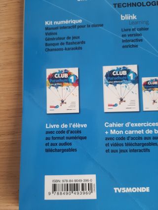 Libro frances 1  Parachute 1 livre de l eleve