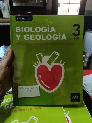 Libro biología y geología 3 eso