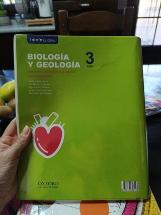 Libro biología y geología 3 eso