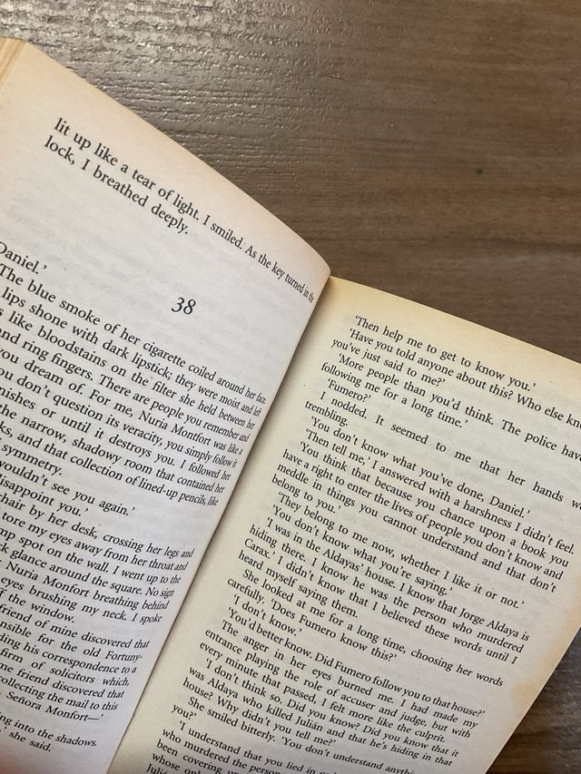 Libro la sombra del viento en ingles 