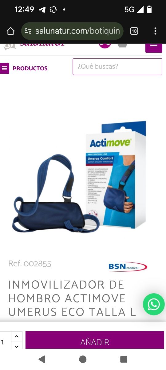 Cabestrillo Actimove Umerus Comfort