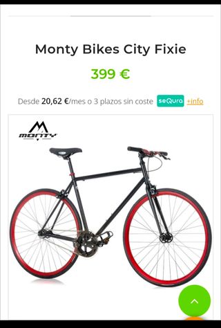 Bicicleta Monty fixie 