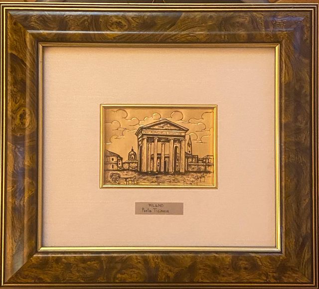 Quadro Bassorilievo Miglietta-Mottola Argento800