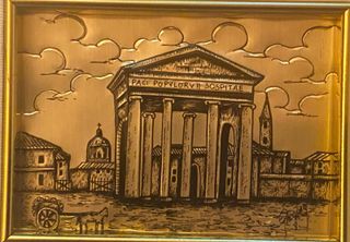 Quadro Bassorilievo Miglietta-Mottola Argento800