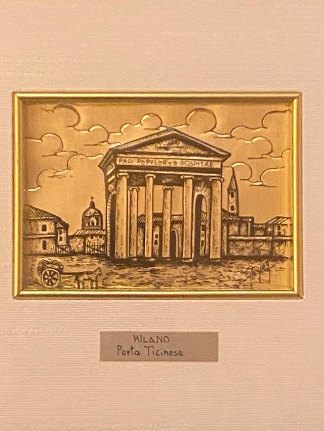 Quadro Bassorilievo Miglietta-Mottola Argento800