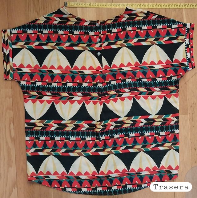 Camisa mujer usada Manga corta
 Fina Fresca. Blusa