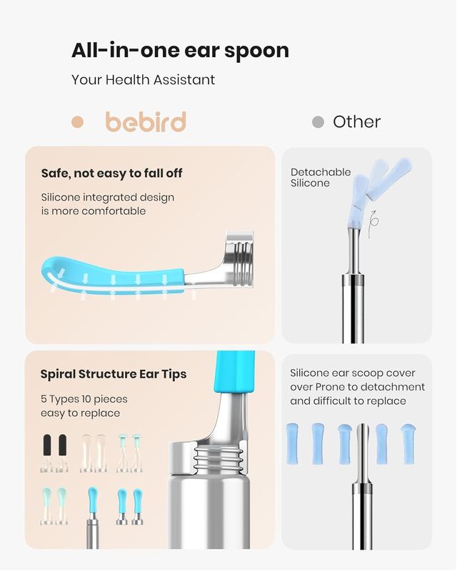 BEBIRD R1 Limpiador de cerumen con cámara