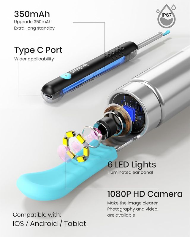 BEBIRD R1 Limpiador de cerumen con cámara