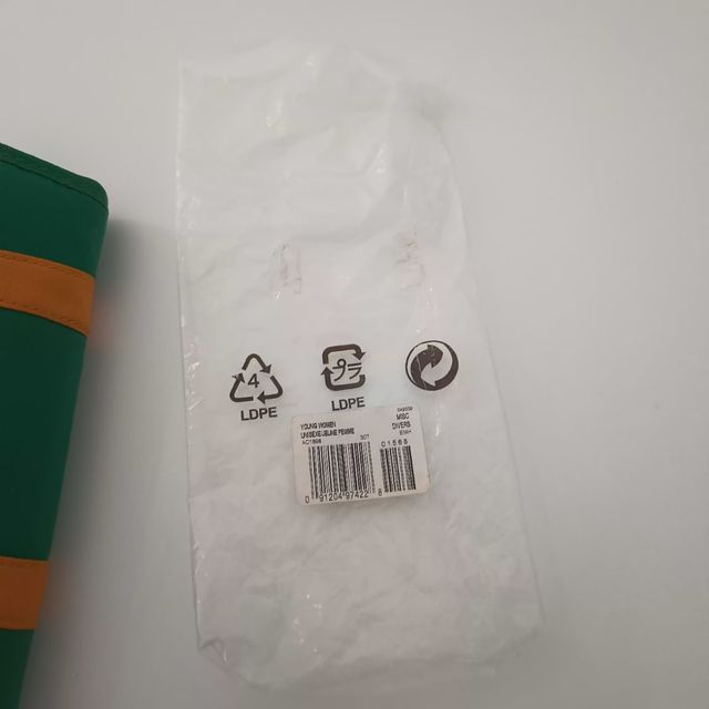 Portafoglio Nike vintage'90 verde/giallo