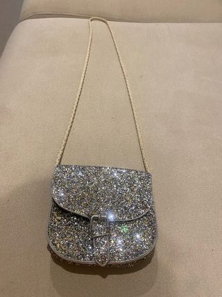 Bolso plateado