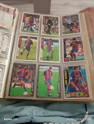 Cromos de fútbol temporadas antiguas