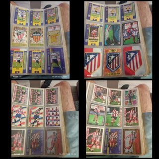 Cromos de fútbol temporadas antiguas