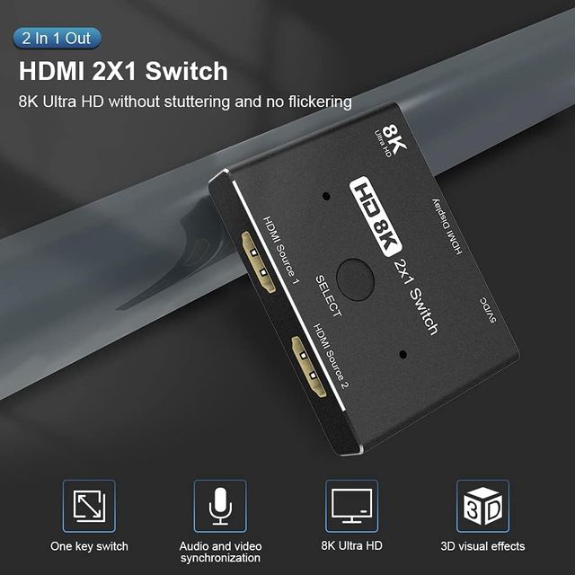 YIWENTE HDMI 2.1 Ultra HD 8K Alta Velocidad 48Gbps
