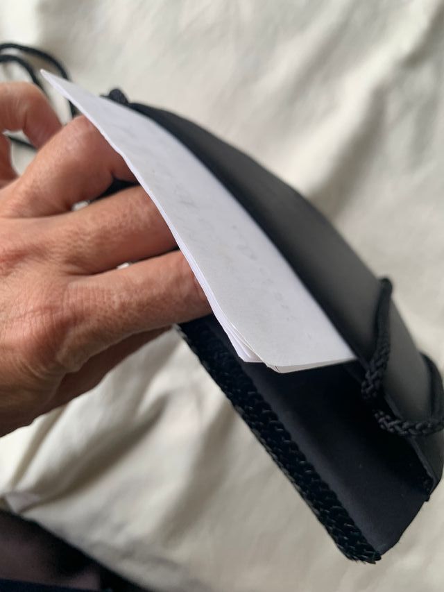 Pochette da sera con paillettes