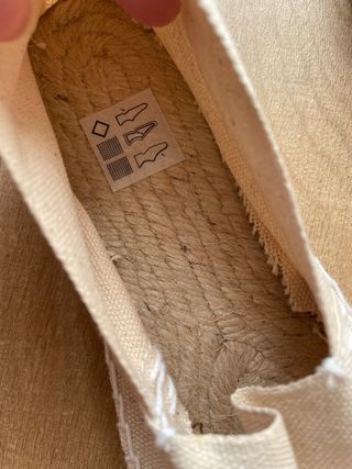 Alpargatas lino beige
