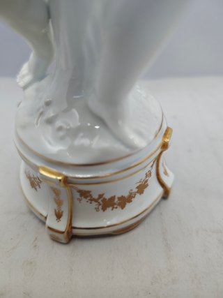 Putto Ginori Con Decori In Oro zecchino