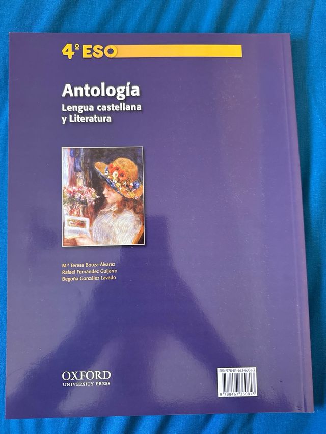 Antología. Lengua castellana y literatura