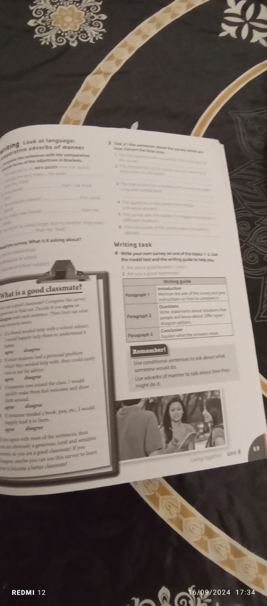 Libro de inglés woorkbok mosaic 3 eso