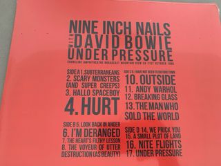 NIN WITH DAVID BOWIE UNDER PRESSURE 2x LP vinilos
