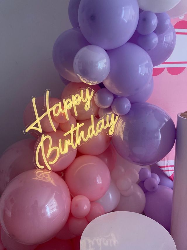 Decoracion globos Minnie bebe