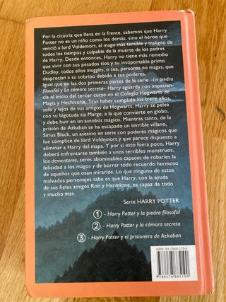Libro Harry Potter y el prisionero de Azkaban