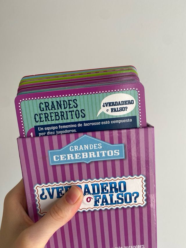 Verdadero o falso, grandes y pequeños cerebritos 