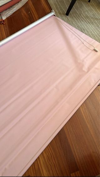 Estor opaco color rosa