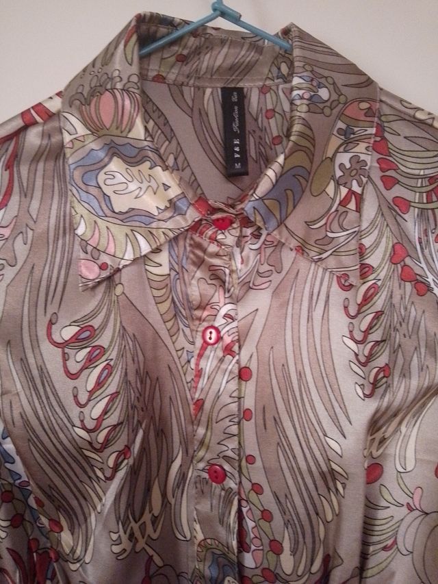 Camisa estampada señora