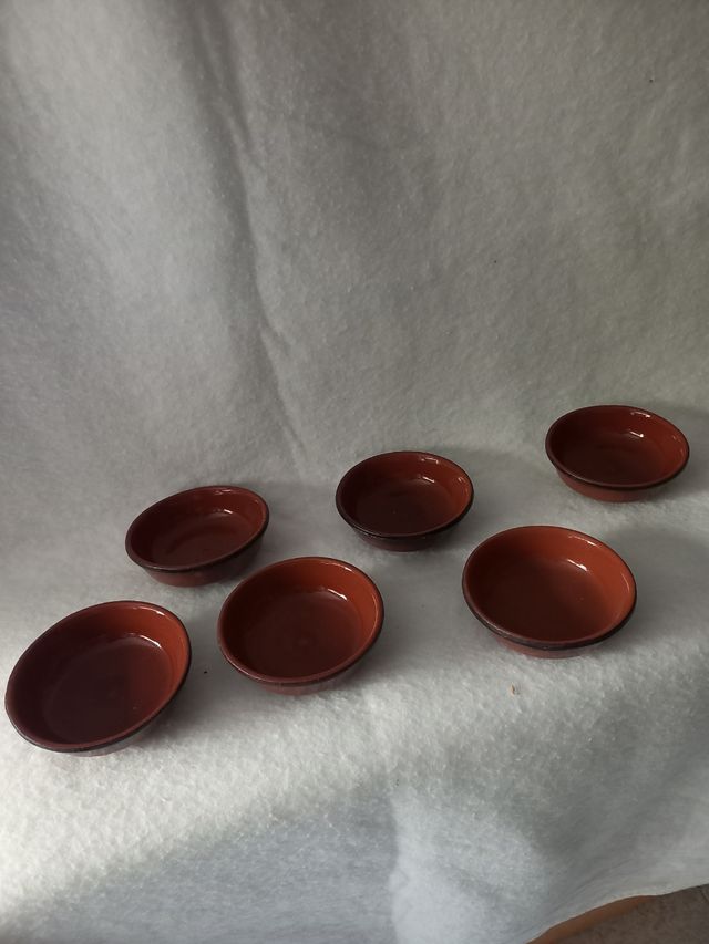 N.6 ciotole in terracotta