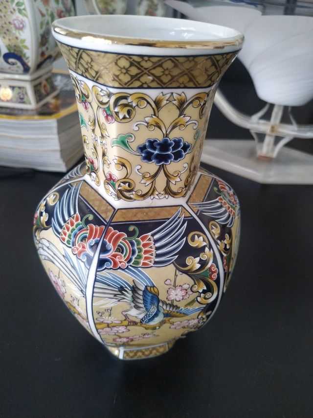 Jarrón japonés vintaje años 70