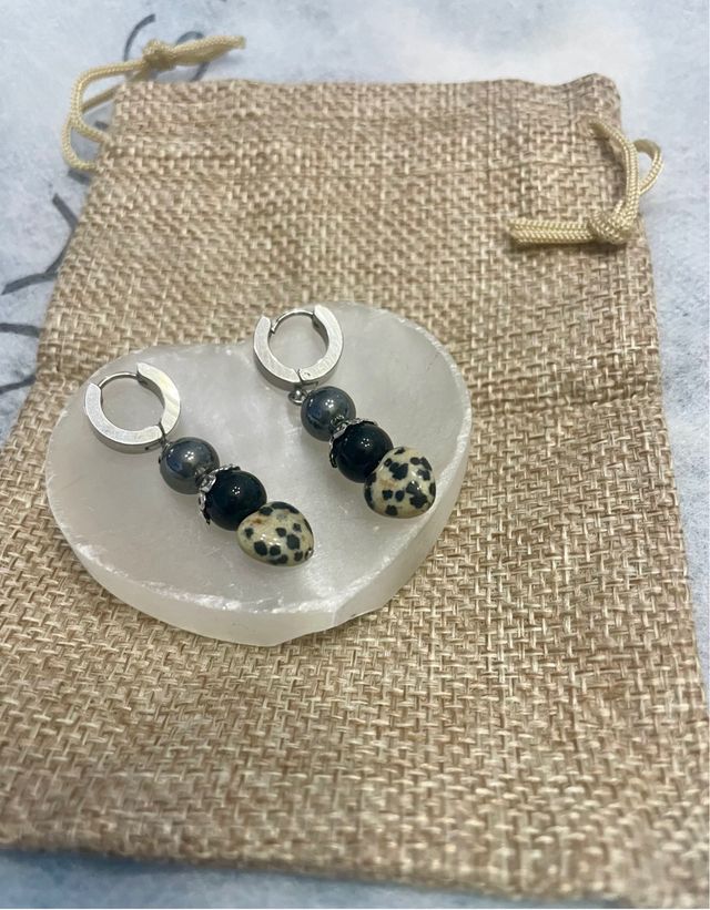 Pendientes aro acero dalmata