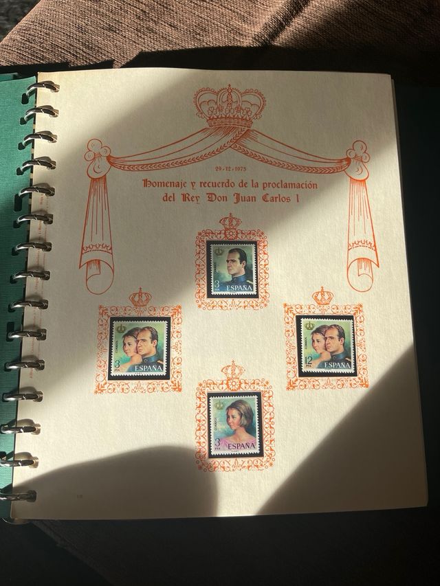 Colección completa de sellos