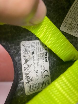 Casco bici niño btwin xxs