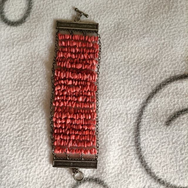 Brazalete o pulsera  coral