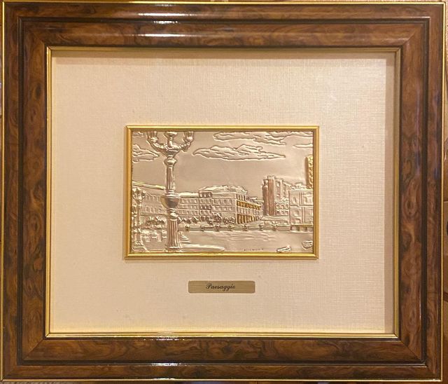 Bassorilievo Argento925 Paesaggio