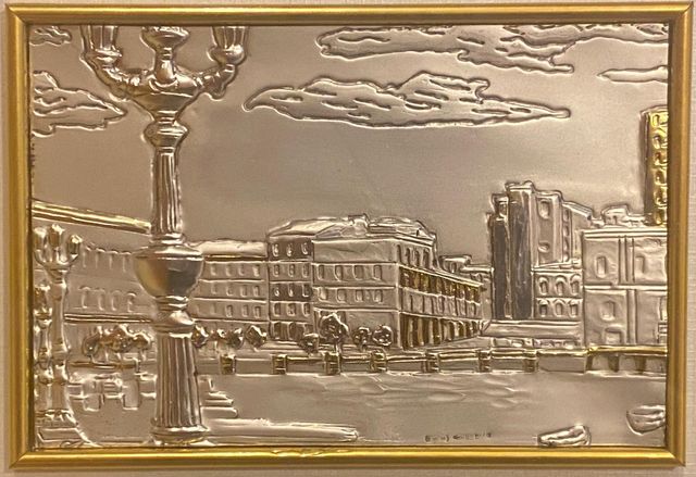 Bassorilievo Argento925 Paesaggio