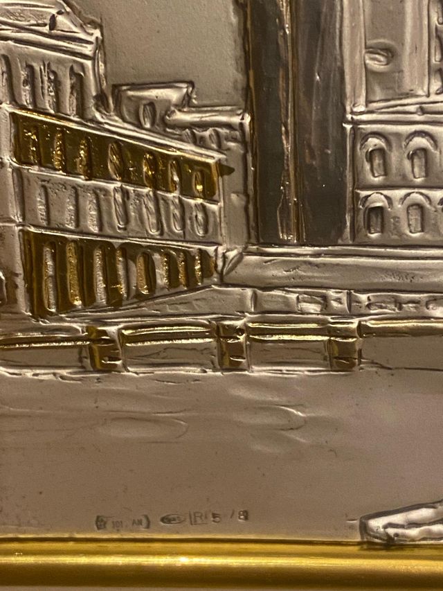 Bassorilievo Argento925 Paesaggio