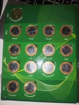 Álbum Monedas Juegos Olímpicos Brasil