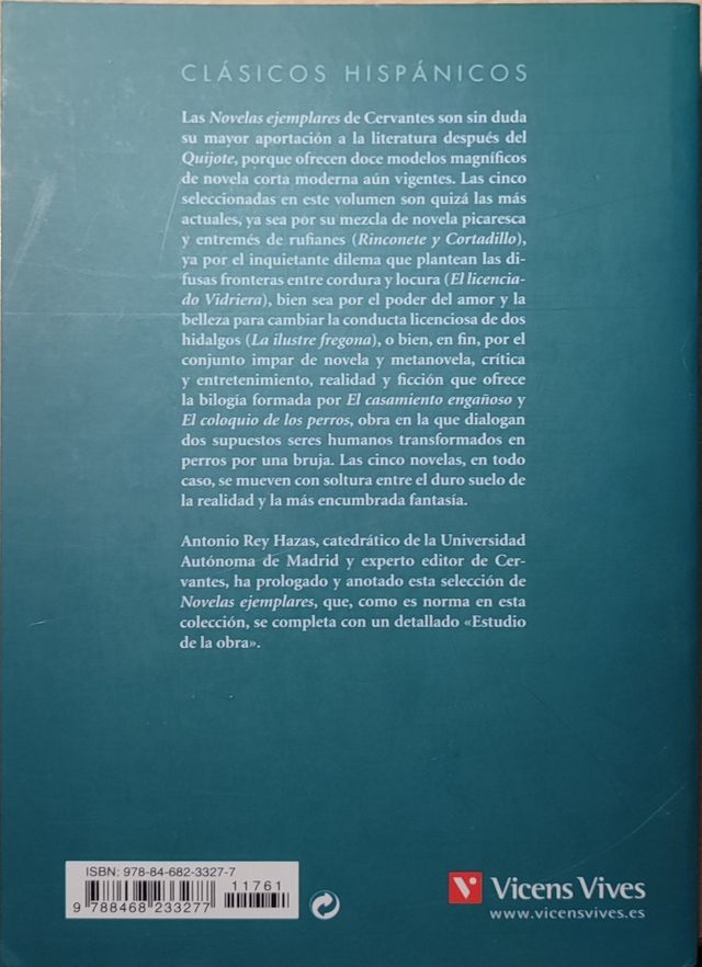 El licenciado Vidriera y otras novelas.