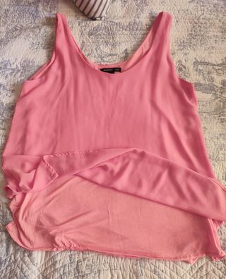 Camiseta rosa de Mango 