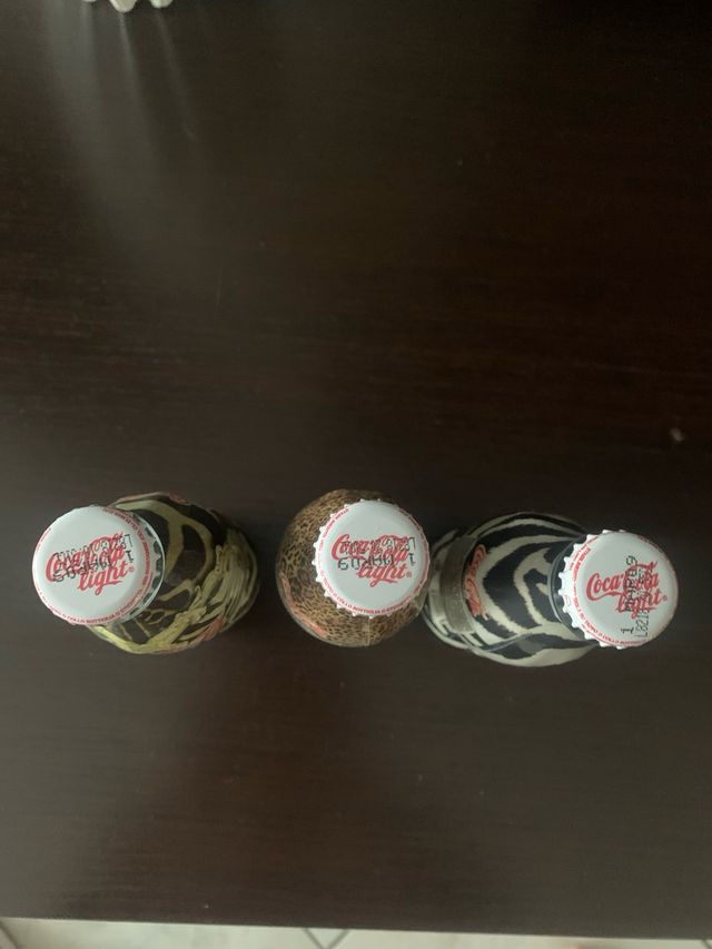 Bottiglie coca cola Roberto Cavalli