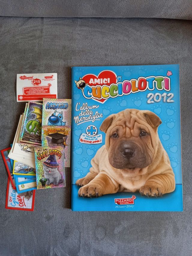Album figurine vuoto Amici cucciolotti 2012