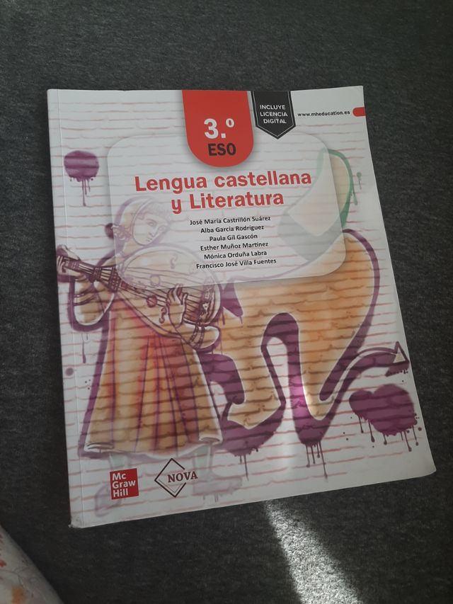 Libro lengua y literatura 3 eso