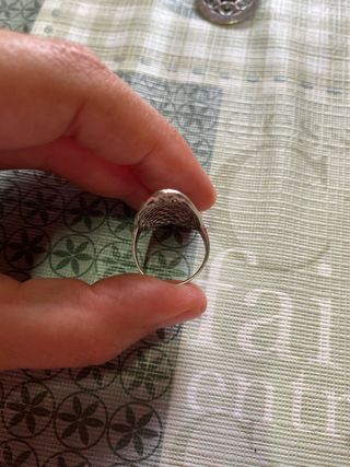 Anillo Honeycomb de plata