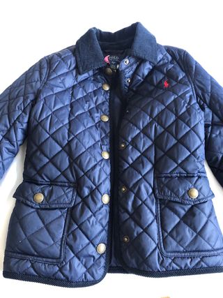Parka guateada niña Ralph Lauren talla 7 (S)