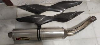 Tubo de escape akrapovic para Yamaha r1
