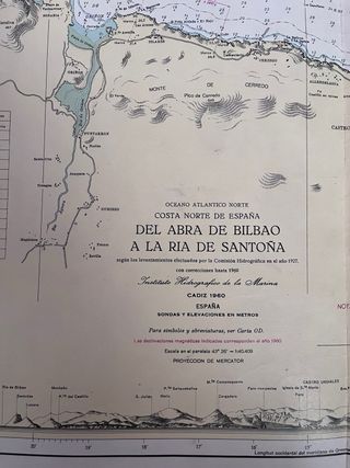Bilbao - Santoña (carta nautica)